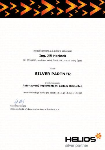 HELIOS  Red Silver Partner 2013
